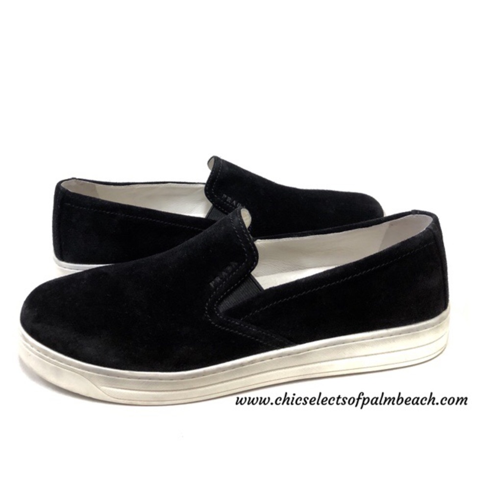 PRADA SUEDE SKATER SNEAKERS SIZE 11
